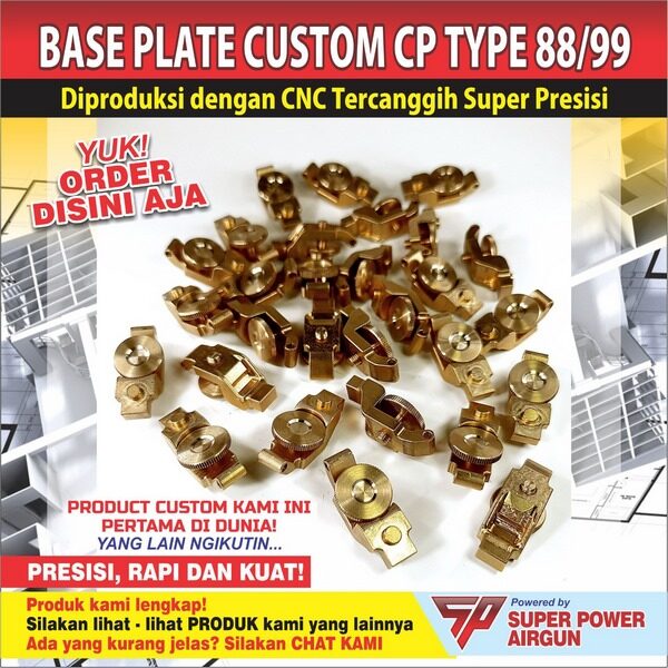 001 Base Plate Custom CNC untuk type CP88 CP99 (Copy) Base Plate Custom CNC untuk type CP88 CP99